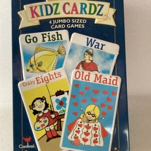 Jumbo Card Games Set - Colorful Fun